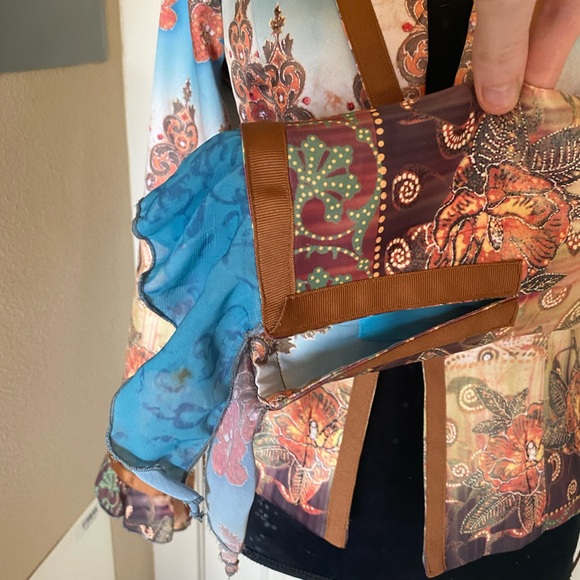 Boho Chic Printed Blazer - Picture 3 of 7